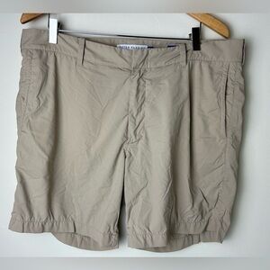 Peter Manning mens tech shorts khaki size 38 7”inseam